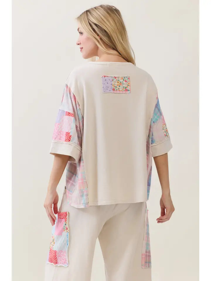 Mineral Washed Patch Pocket Top