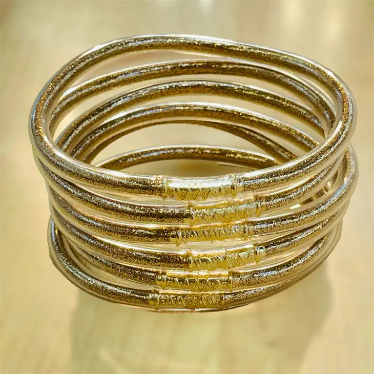 Jelly Bangle Bracelets (Set of 6)