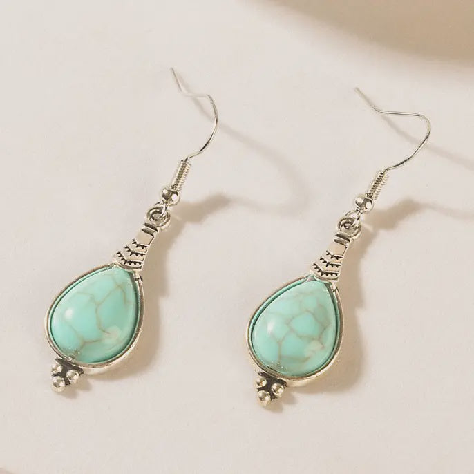 Mesa Droplet Moonlit Blue Earring