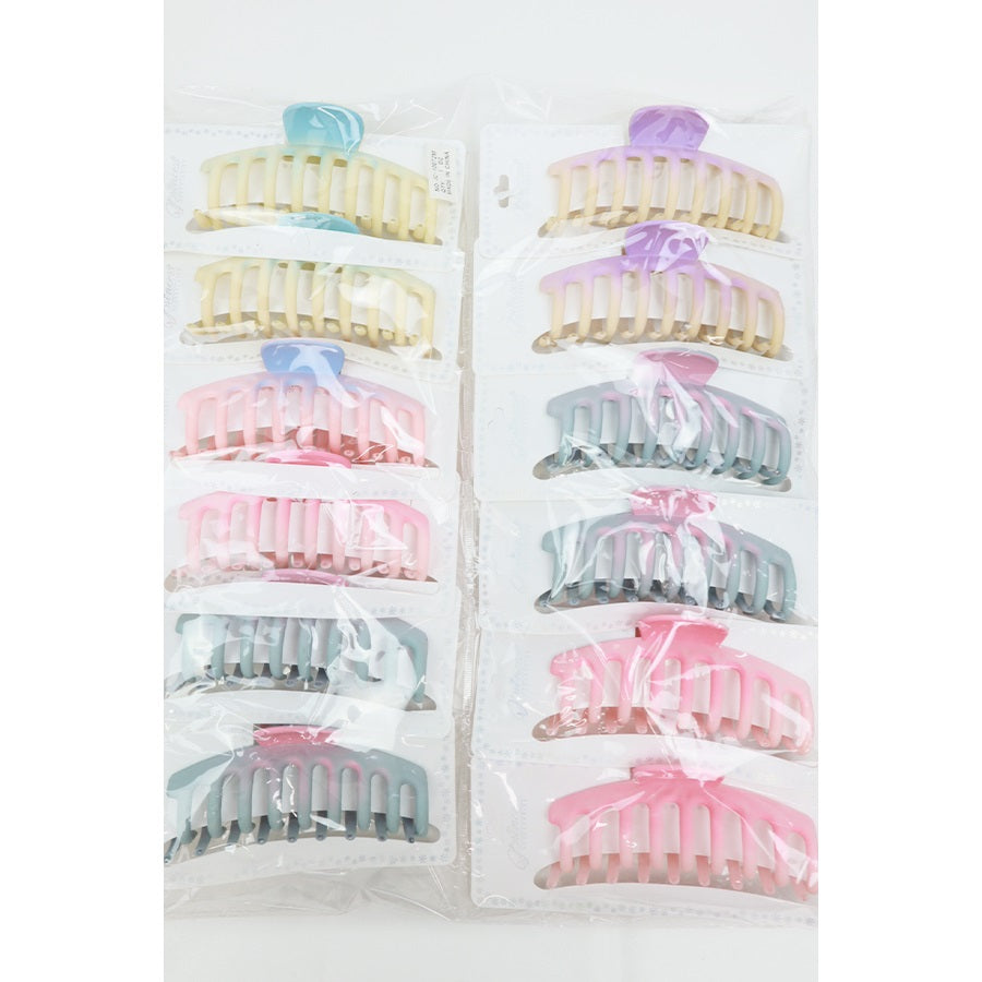 Ombre Round Hair Claw