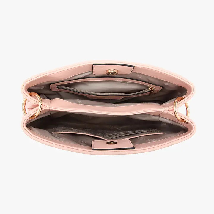 Hallie Faux Woven Compartment