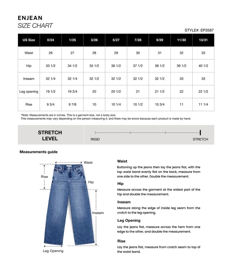 High Rise Wide Leg Jeans