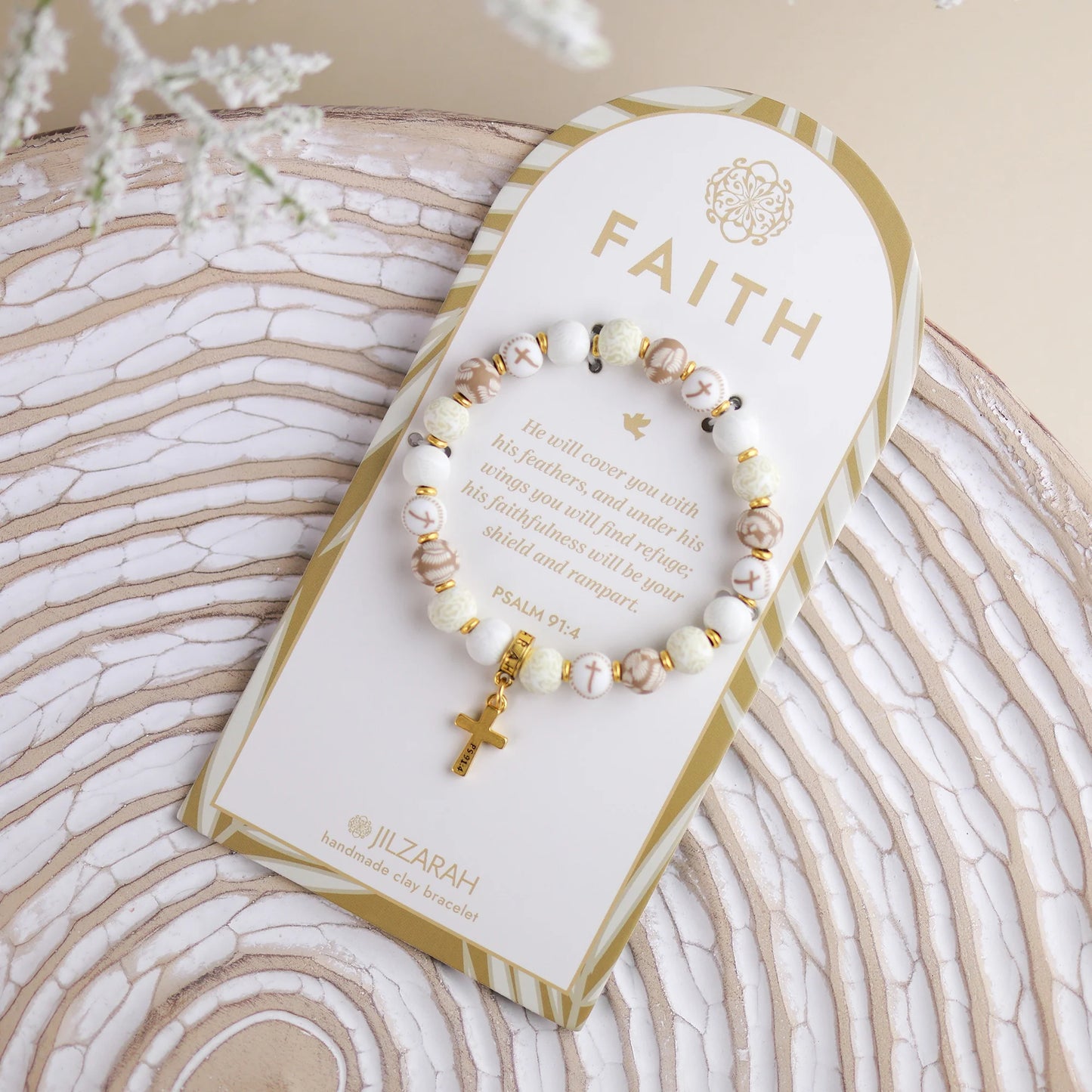Faith Beaded Bracelet