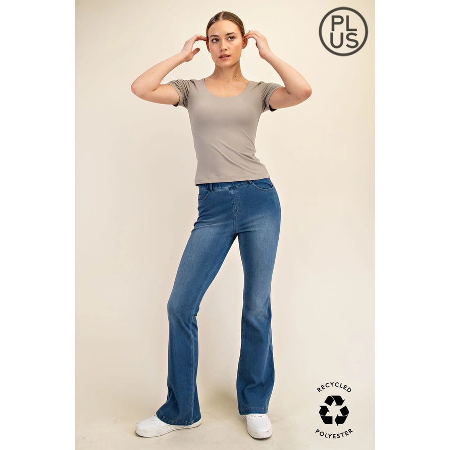 Recycled Short sleeve Butter top