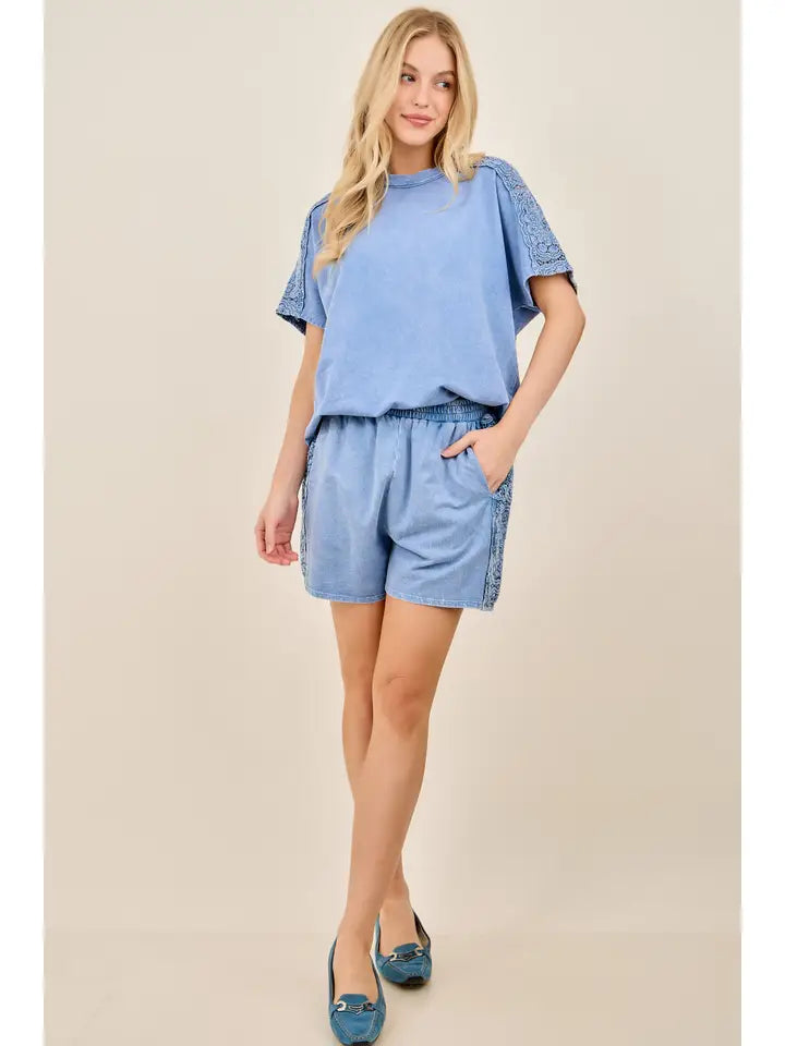 Boho Trim Shorts
