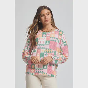 Holiday Checkered Sweater