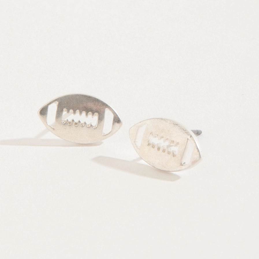 Football Stud Earring