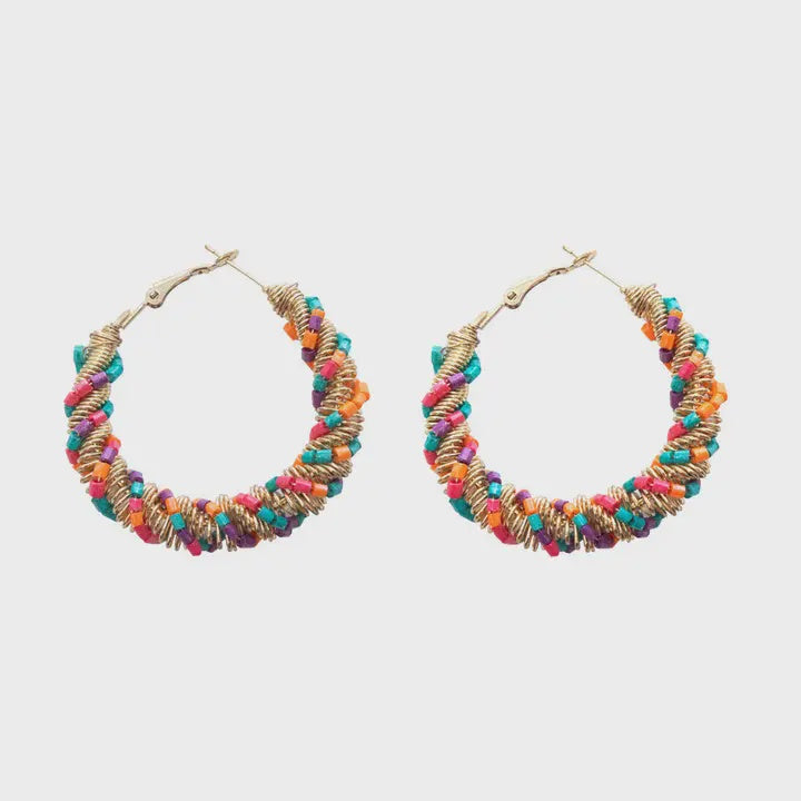 Colorful Bead Earrings