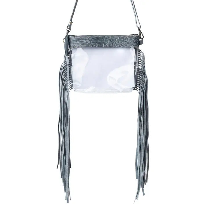 Frontier Trail Clear Fringe Bag