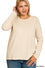 Cotton Crew Neck Top