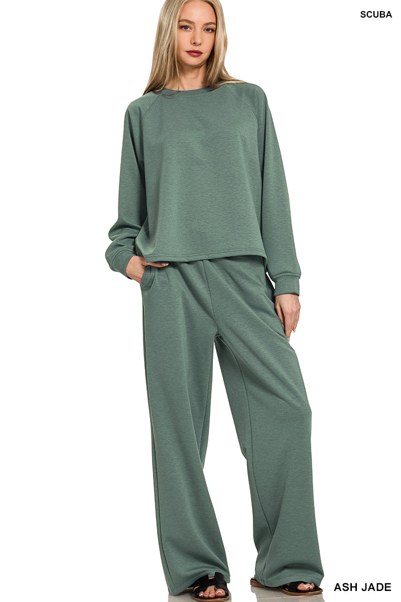 Scuba Crewneck Pant Set