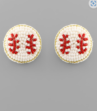 Sports Ball Theme Earrings