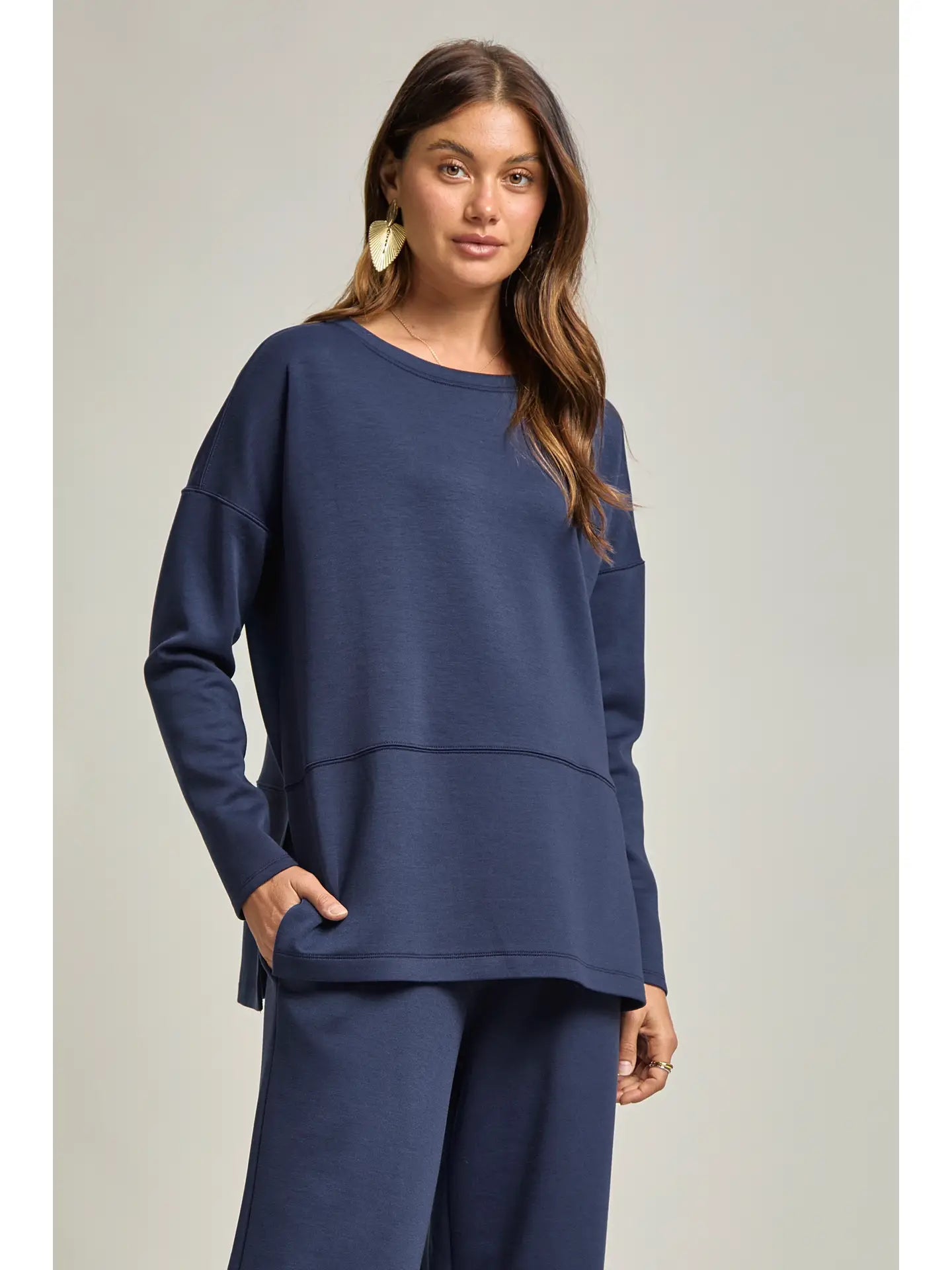 Tunic Top & Straight Pant Set