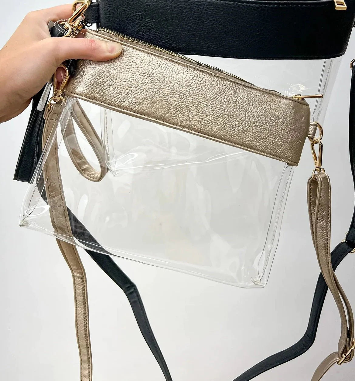 Game Day Clear Crossbody Clutch
