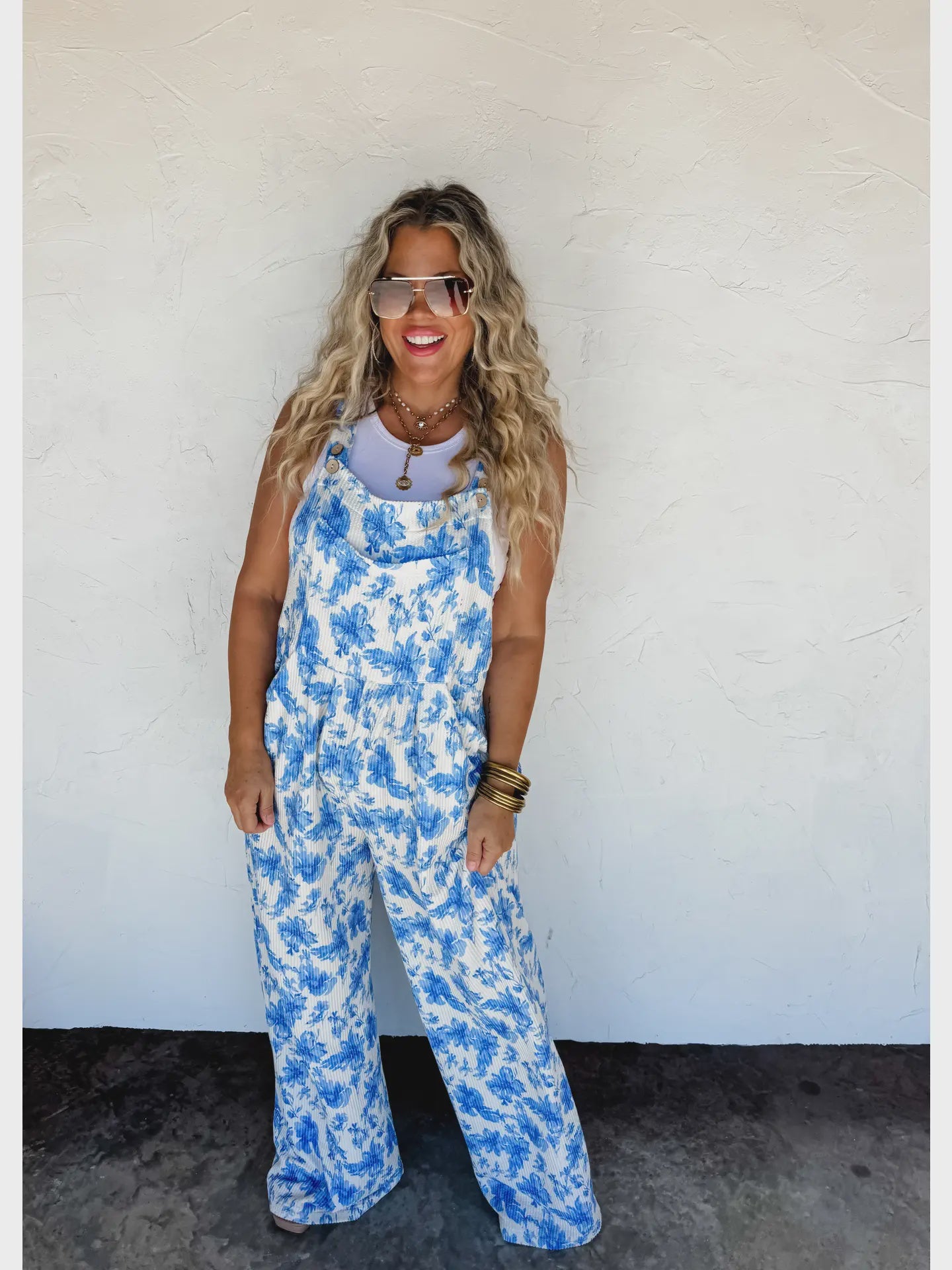 Cassidy Floral Boho Overalls