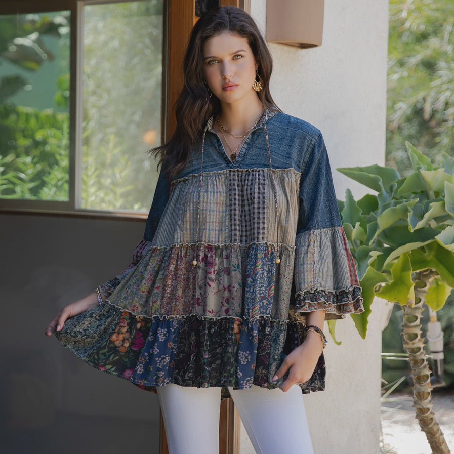 Artistic Fushion Jhabla Top