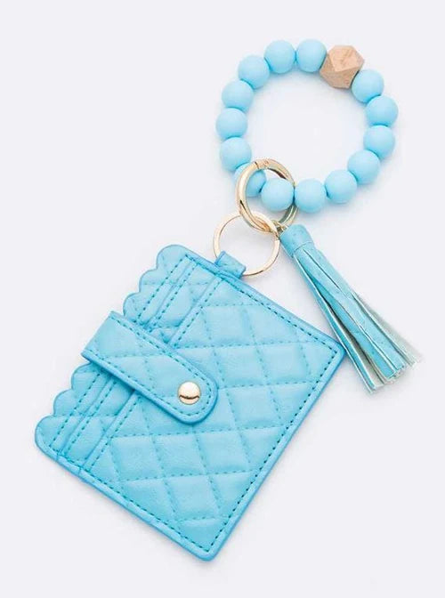 Beaded Keychain Bracelet