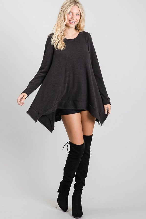 Asymmetric Tunic Top