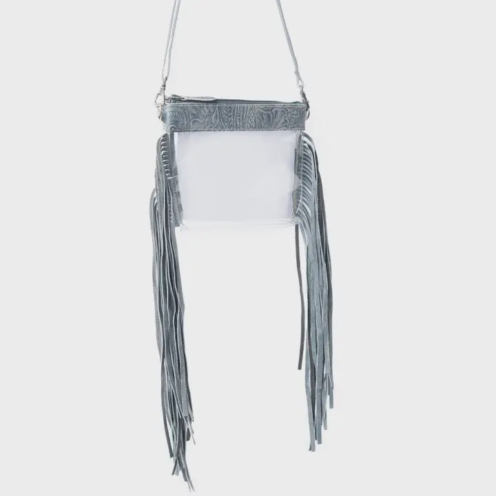 Frontier Trail Clear Fringe Bag