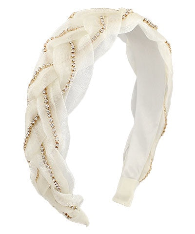Chiffon & Crystal Headband