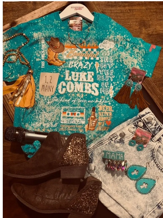 Luke Combs Lyrics Graphic Tee