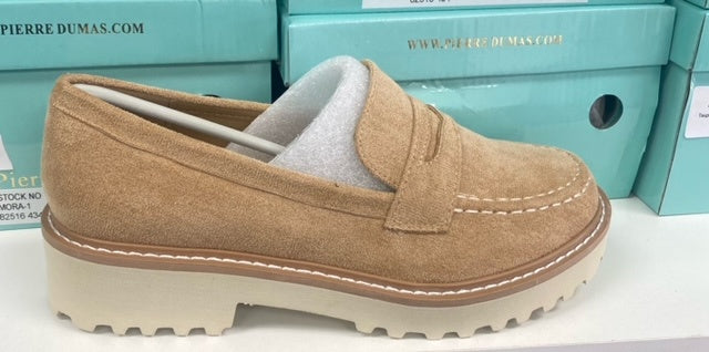 Taupe Suede Loafer