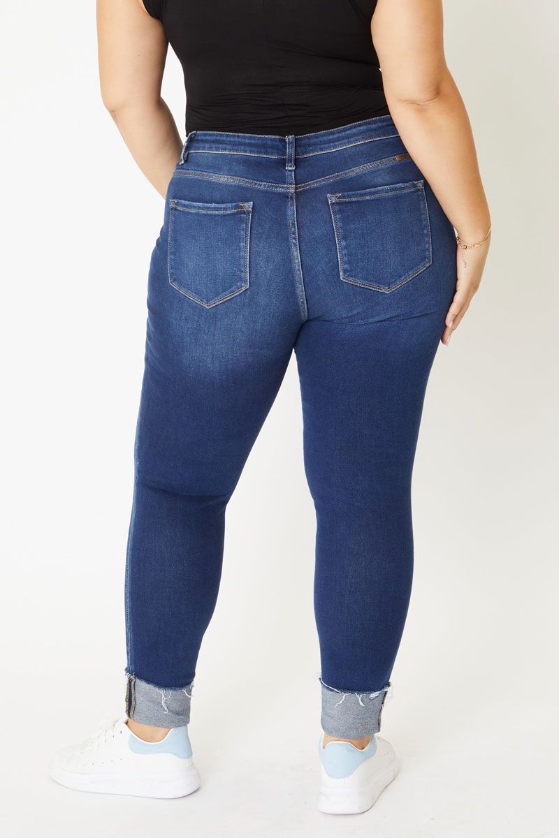 Kancan High Rise Ankle Skinny Jean
