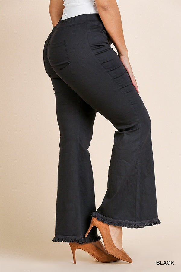 Pull-on Stretch Wide Leg Flare Pants – ramijoesboutique