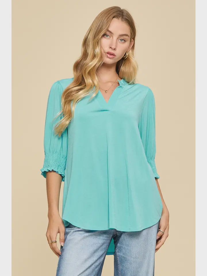 Lizzy 3/4 sleeve Top