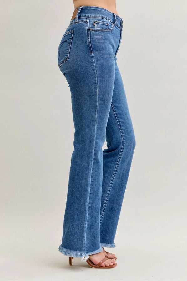 High Waisted Boot Cut Jean