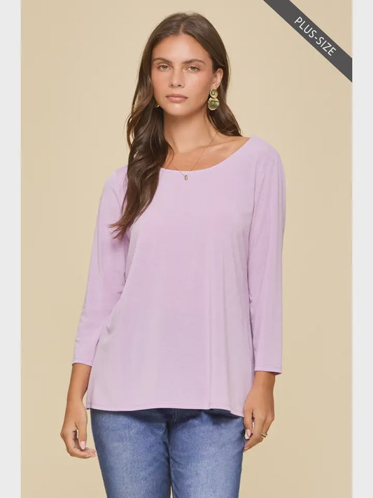 Wrinkle Free Round Neck