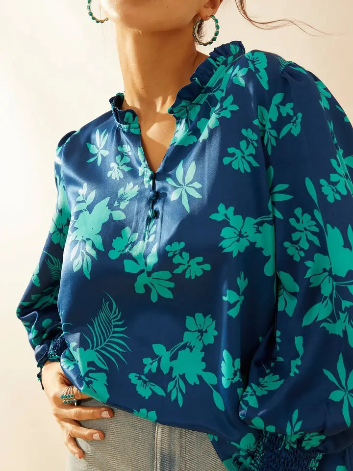 Thea Rae Blue Blouse