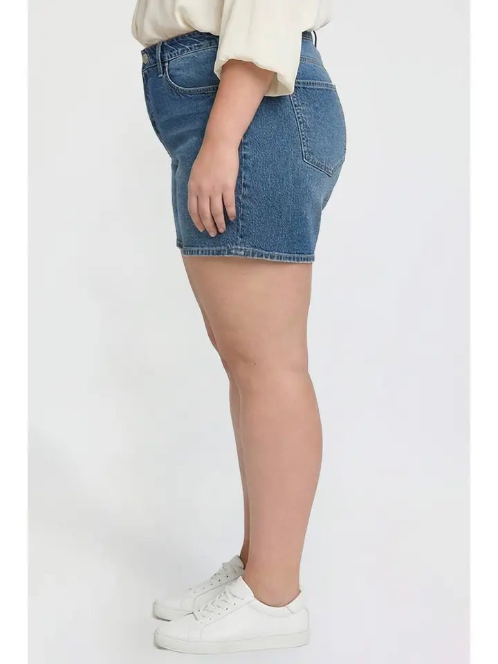 Missy Plus High Rise Shorts