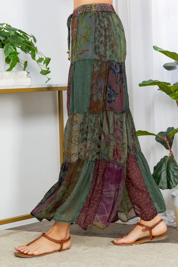 Retro Revival Patchwork Pants