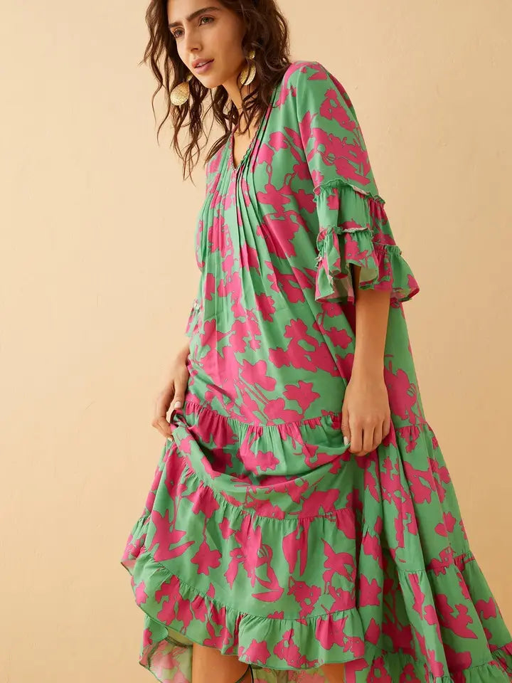 Joy Flow Midi Dress