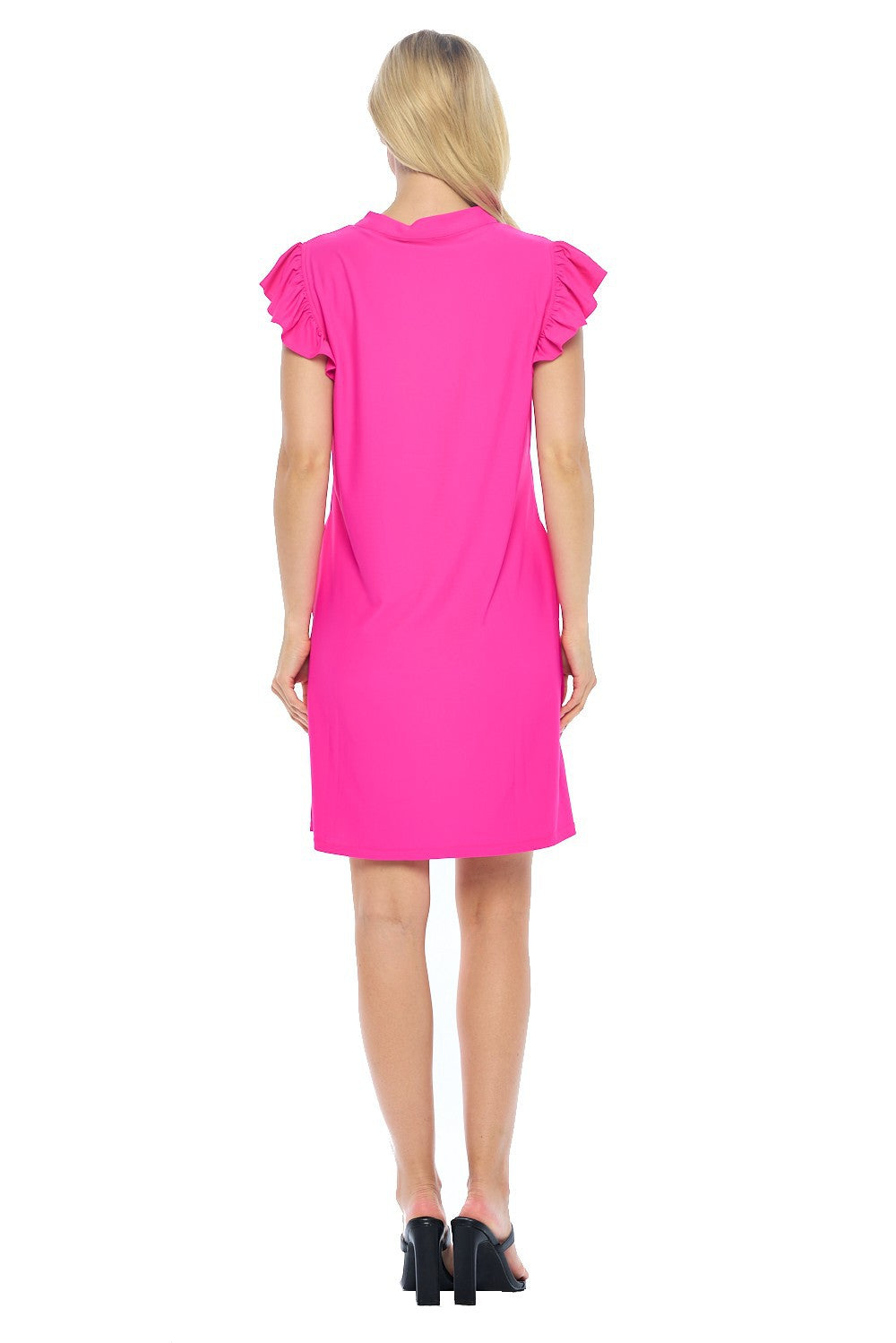 Tracy Ruffle Cap Sleeve Dress