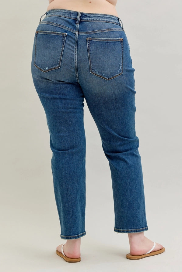 High Waist Straight Fit