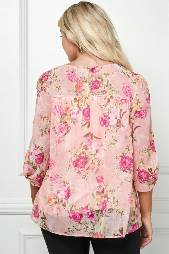 Front and Back Yoke Blouse