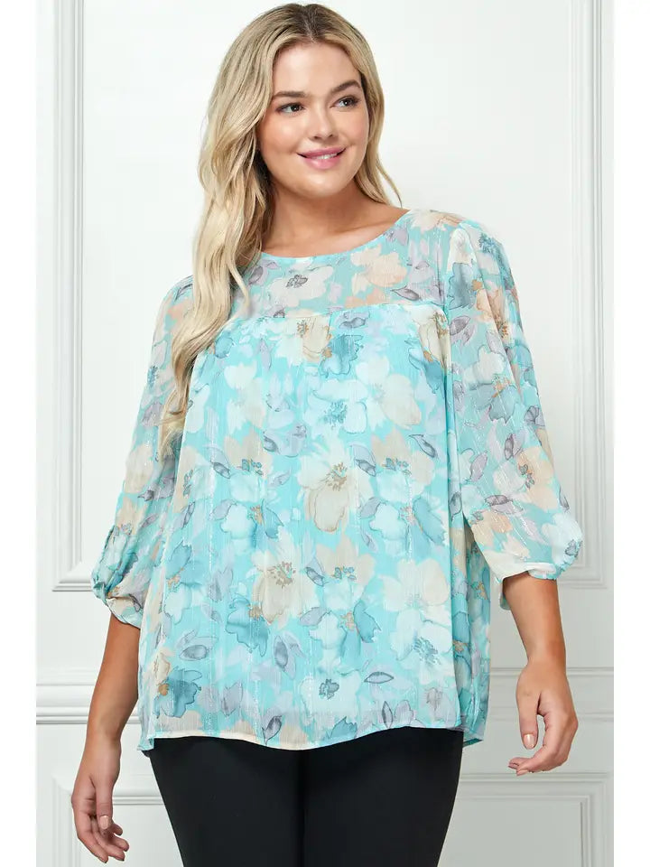 Front and Back Yoke Blouse