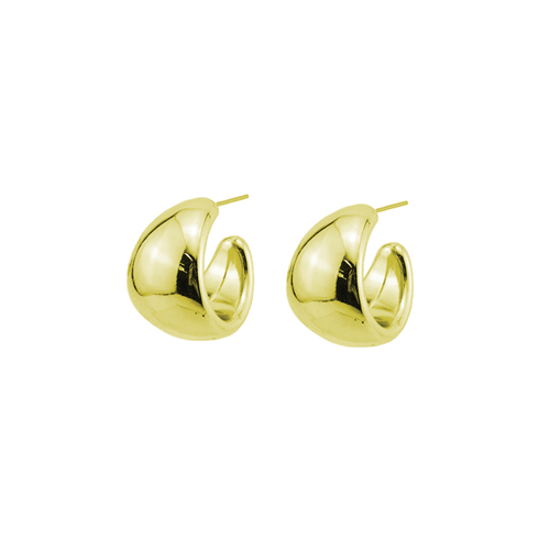 Small Bold Hoop Earrings