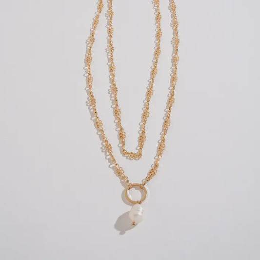 Cleo Pearl Layered Necklace
