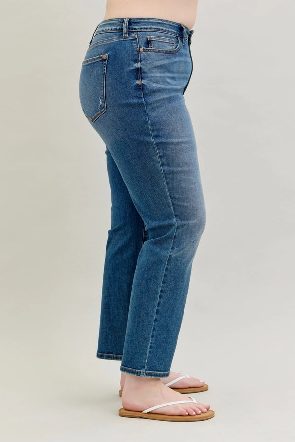 High Waist Straight Fit