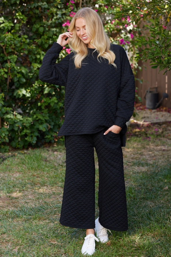 Quilted Warm Matching Set