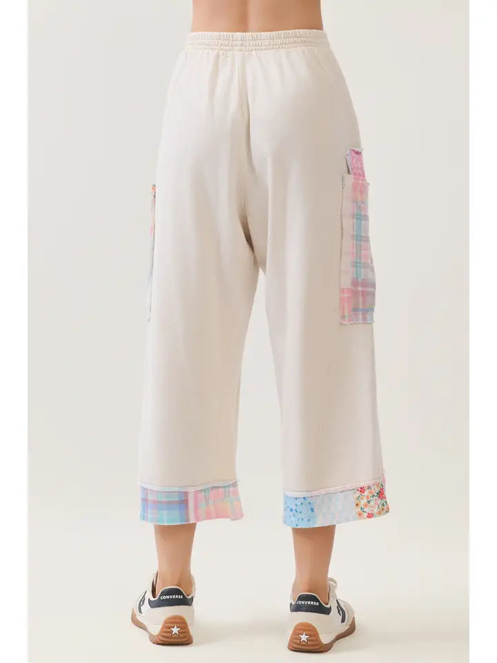 Mineral Washed Patched Bermuda Shorts