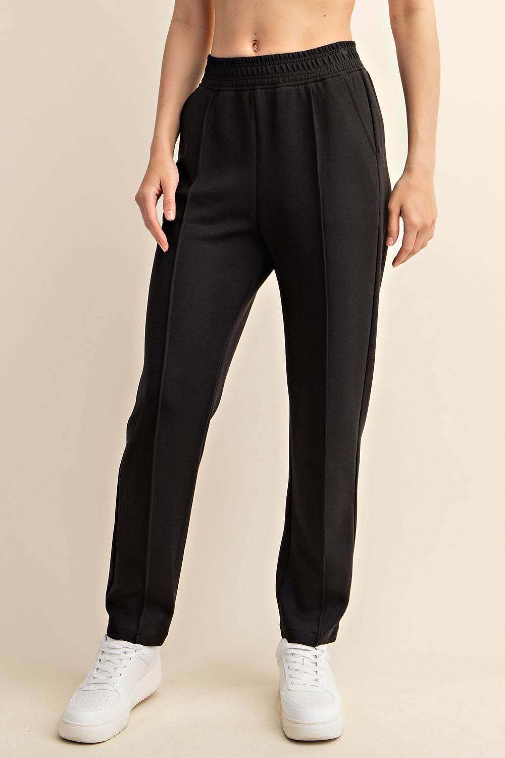 Soft Modal Pintuck Pants