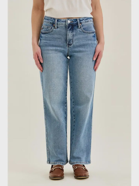 Petite Tummy Vintage wash Straight