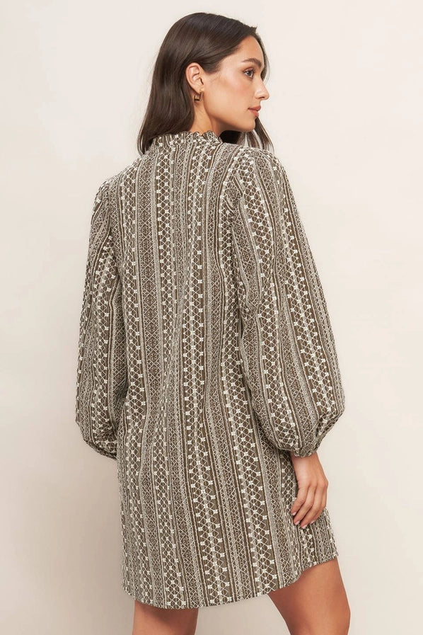 Textured Woven Mini Dress