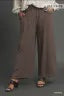 Brown Linen Plus Pant