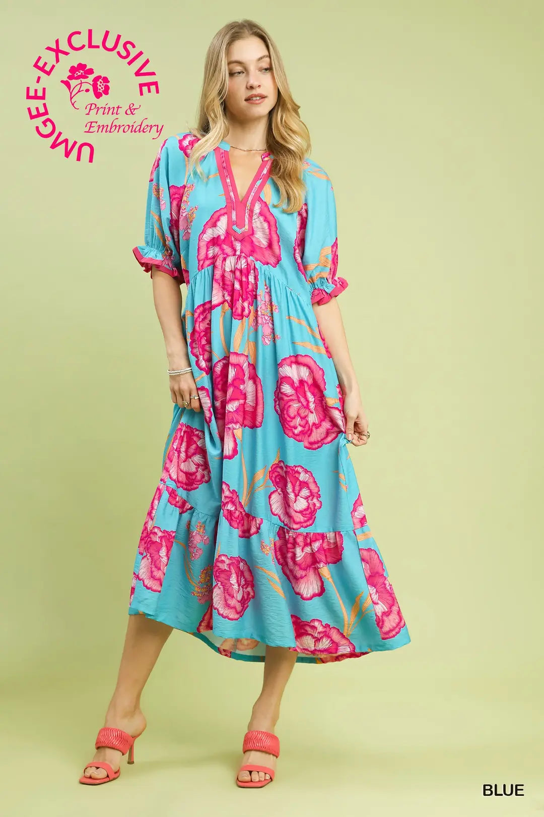 Floral Print Maxi Dress