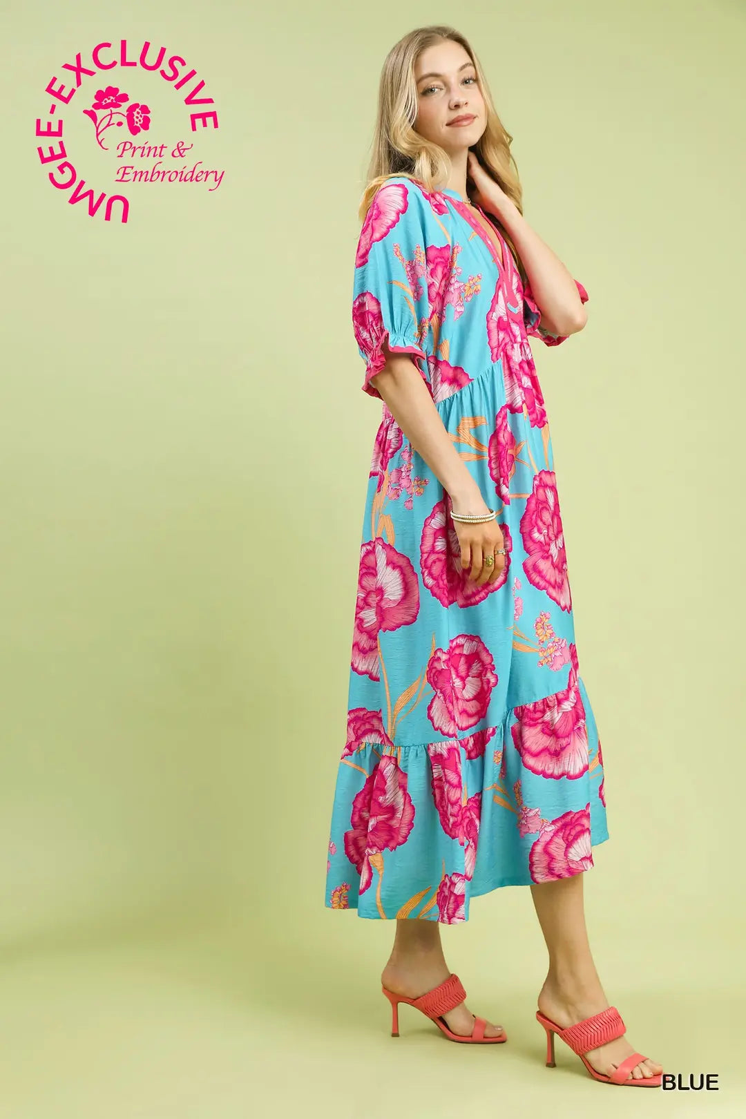 Floral Print Maxi Dress
